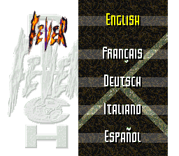 Fever Pitch Soccer (Europe) (En,Fr,De,Es,It) Title Screen